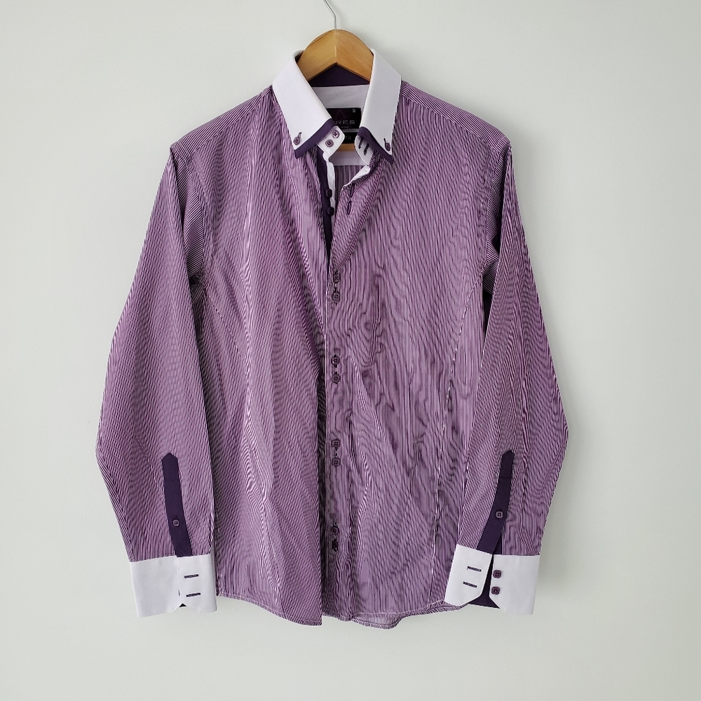 Ares Men's Dress Shirt Size 38